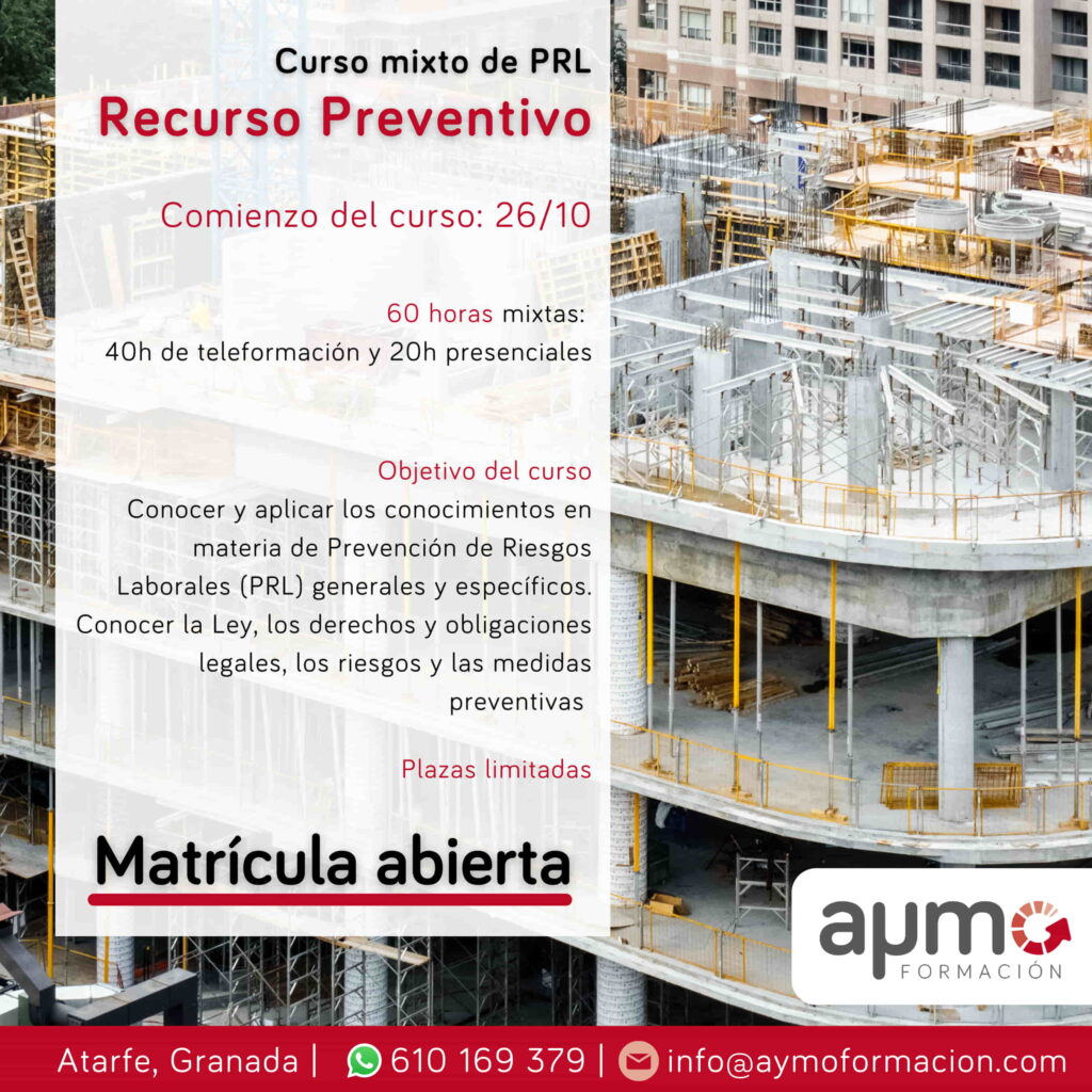 Curso mixto de PRL Recurso preventivo--